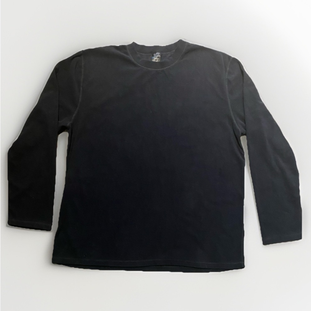 Vintage DriWear Men’s Black Warm Fleece Pullover Sweatshirt Size 2XL / XXL